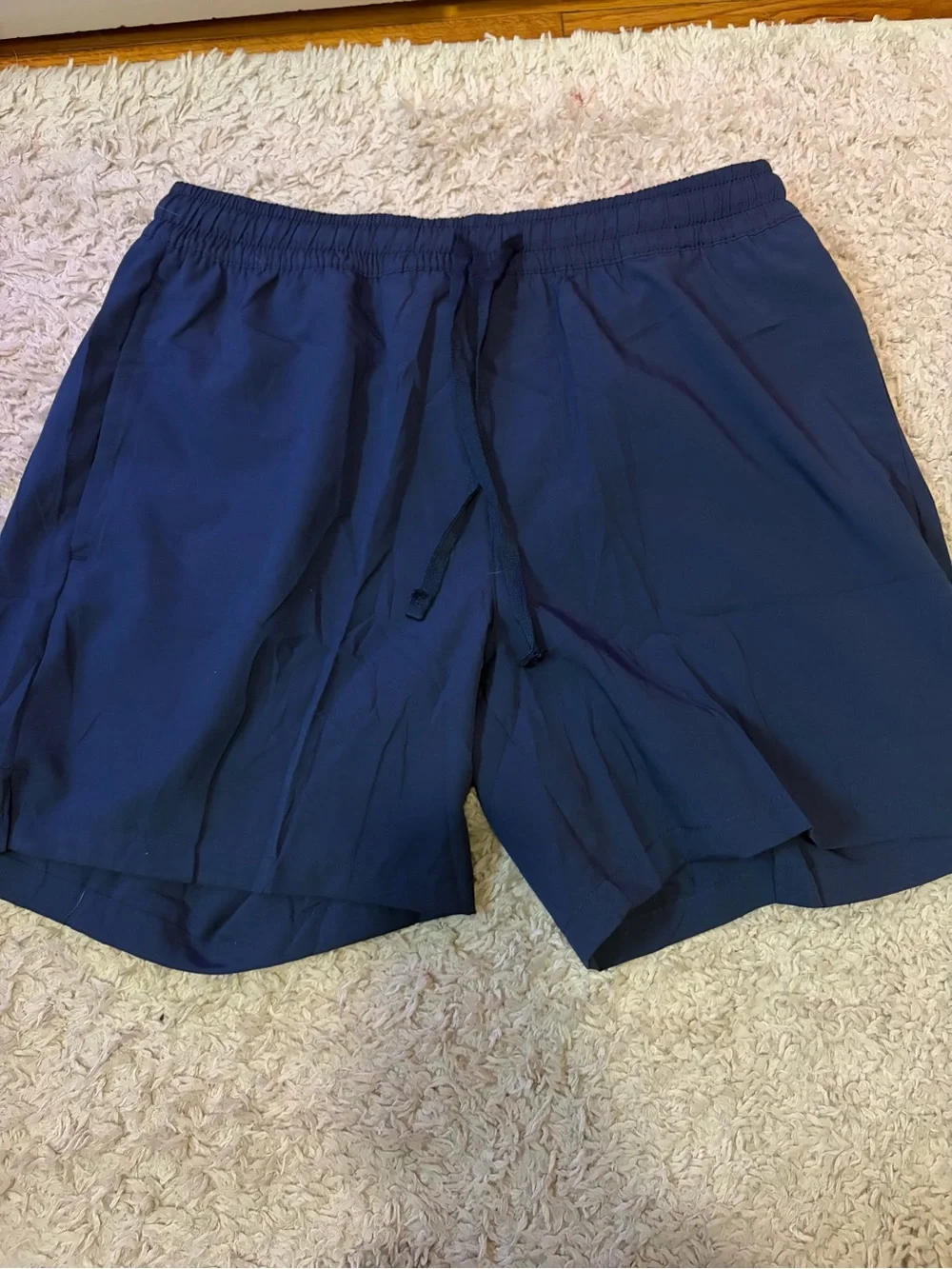 Men's Navy Bathing Suit Shorts